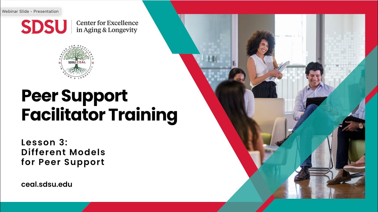 Lesson 3: Different Models for Peer Support